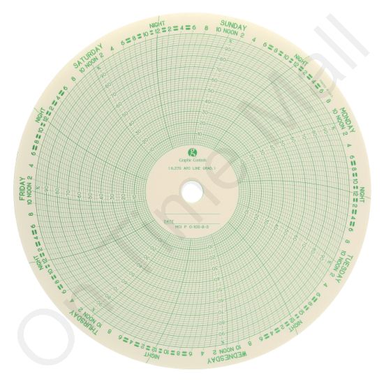 Mercury Instruments P 0-100-8-S Circular Charts