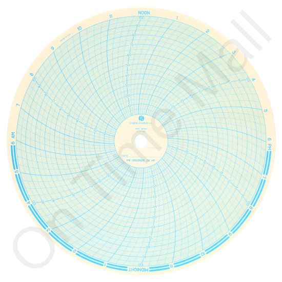 Partlow 00213825 Circular Charts