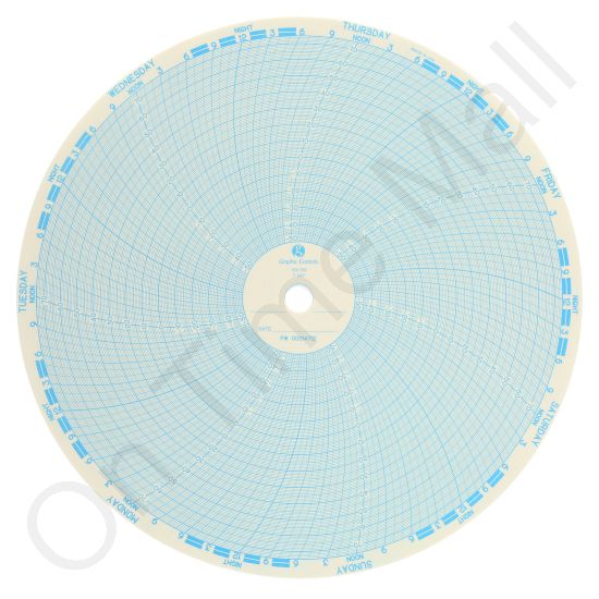 Partlow 00214712 Circular Charts