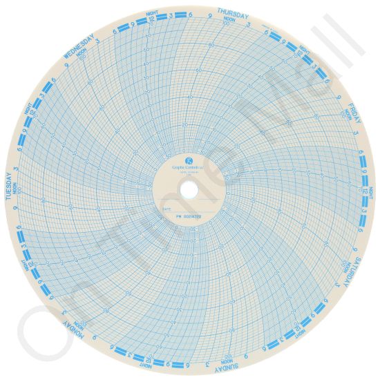 Partlow 00214722 Circular Charts