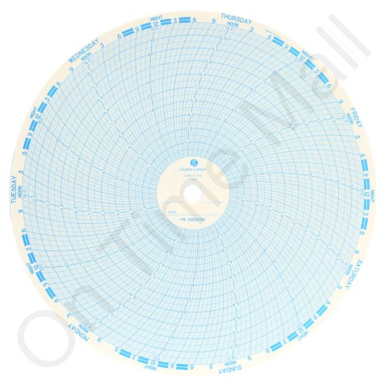 Partlow 00214750 Circular Charts