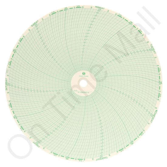 Taylor 500P1225-10 Circular Charts