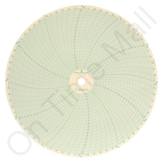 Taylor 500P1225-34 Circular Charts