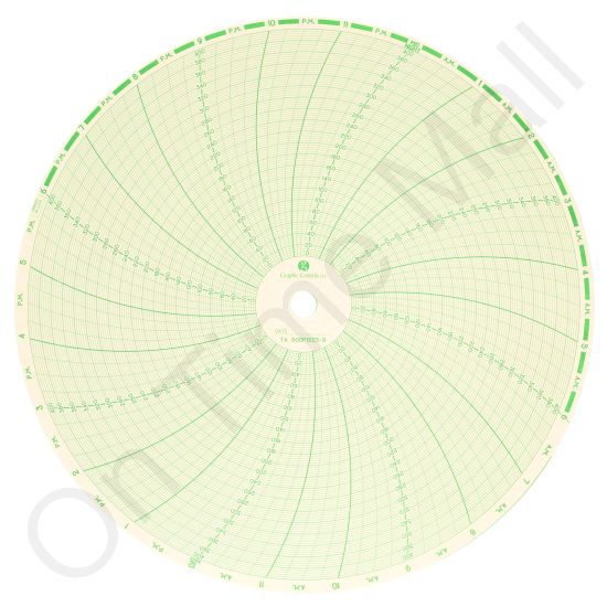Taylor 500P1225-9 Circular Charts